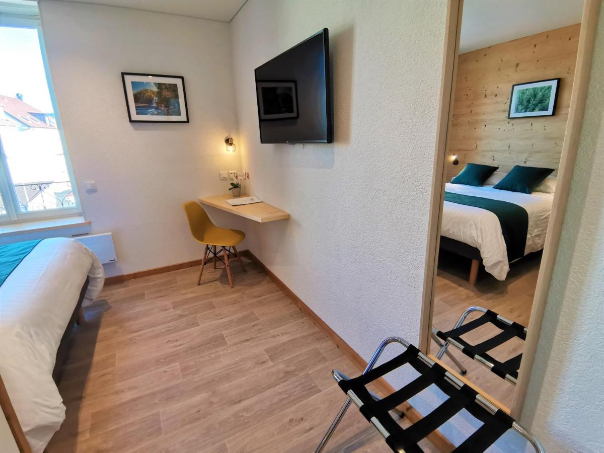 Hotel Les Montagnards Morteau Esterno foto